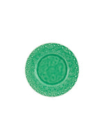 Load image into Gallery viewer, DESSERT PLATE FLORA GREEN