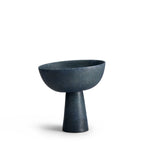 Load image into Gallery viewer, TERRA BOWL ON STAND AGED IRON