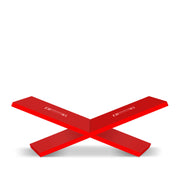 A BOOKSTAND SOLID RED