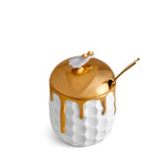 Load image into Gallery viewer, BEEHIVE HONEY POT+SPOON
