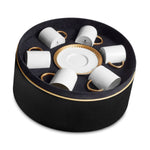 Load image into Gallery viewer, CORDE GOLD ESP+SAUCER SET 6
