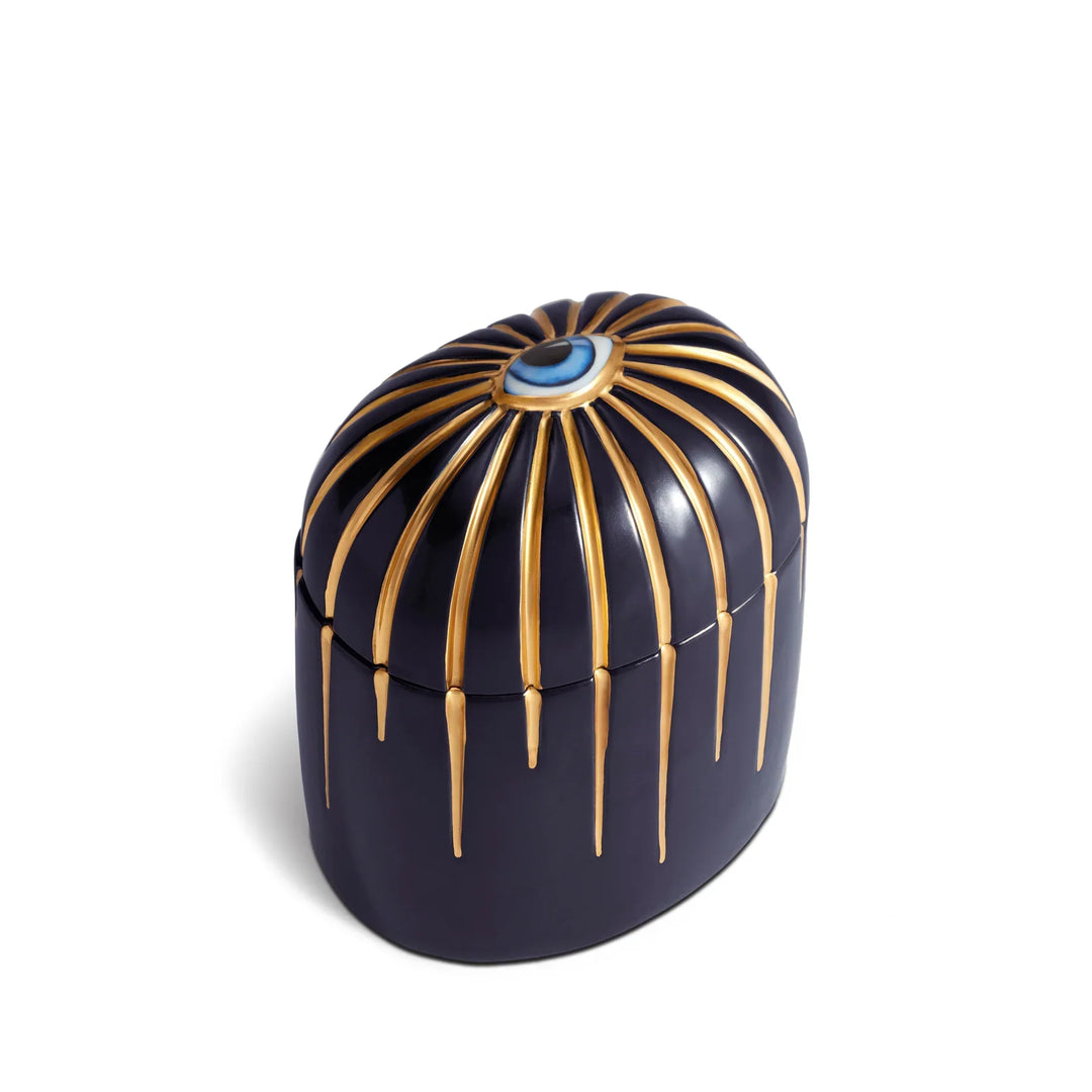 LITO CANDLE BLUE GOLD