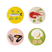 PLATE DE LA MER SET OF 4