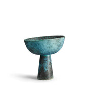 TERRA BOWL ON STAND BRONZE