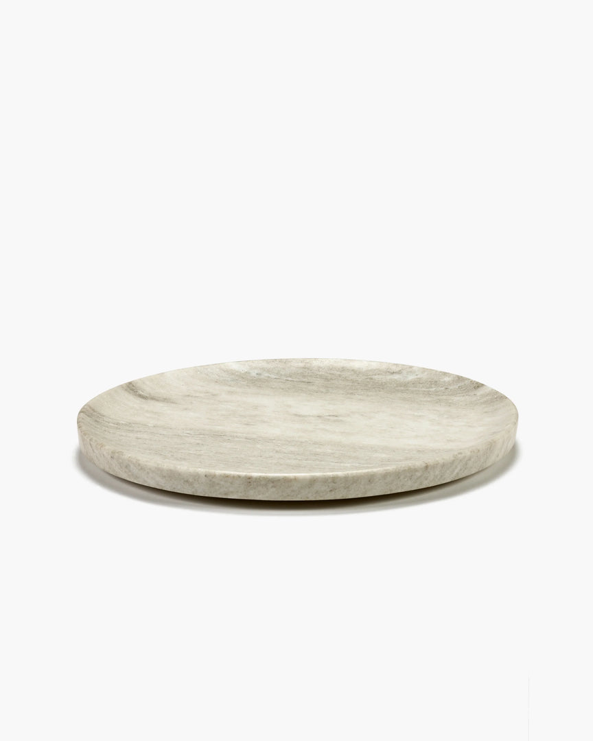TRAY OVAL LIGHT BROWN DUNE