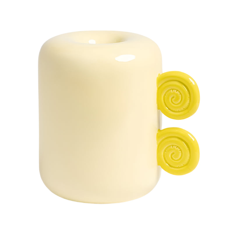 VASE SNAIL YELLOW