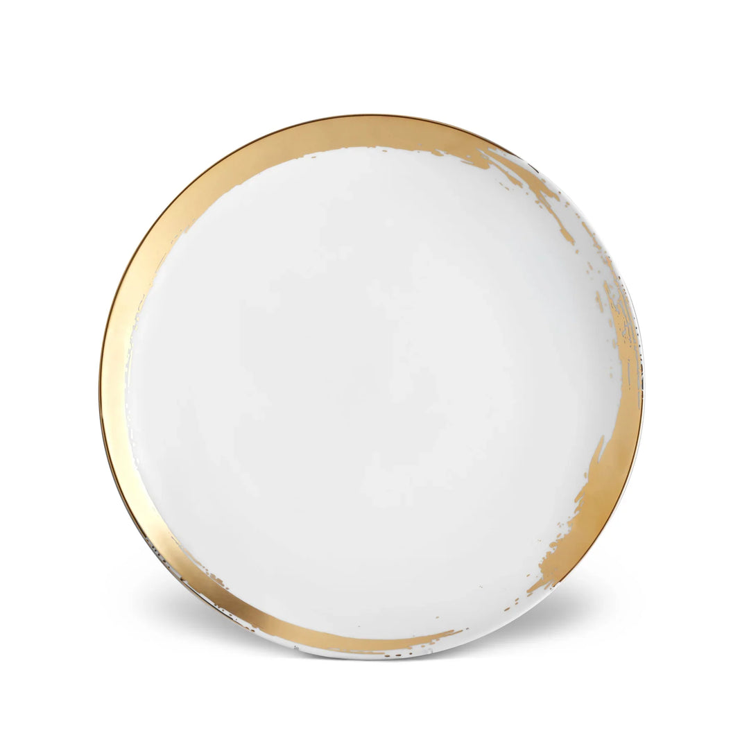 ZEN WHITE+GOLD DINNER PLATE